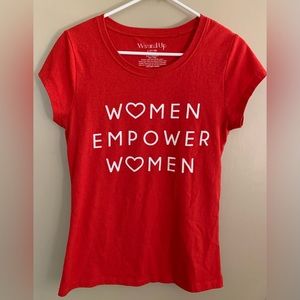 Wound Up Graphic Tee Large Jr 11-13 Women Empower Women